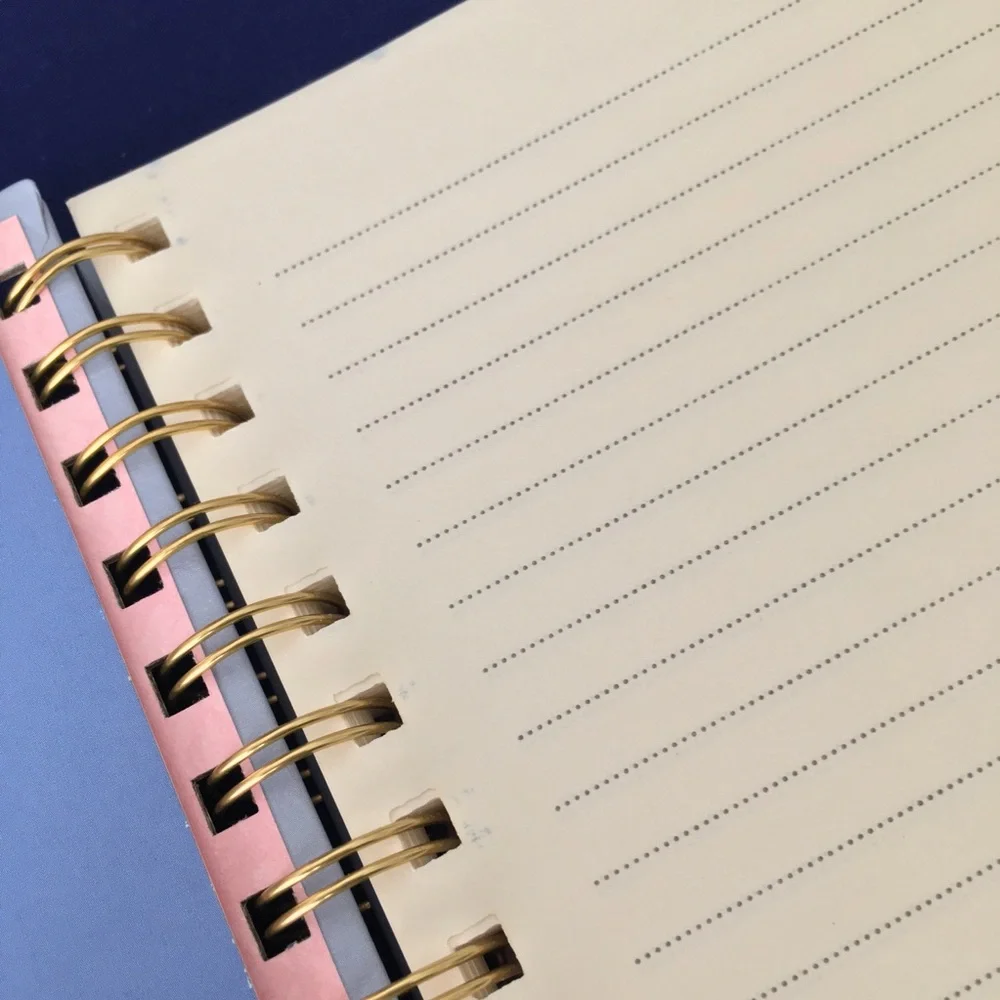 Clementine Spiral Notebook ~ Elegant Swan